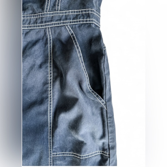 Ulla Johnson Romy Jumpsuit Wide Leg Navy Blue White Women’s - Size 12 - Picture 12 of 12